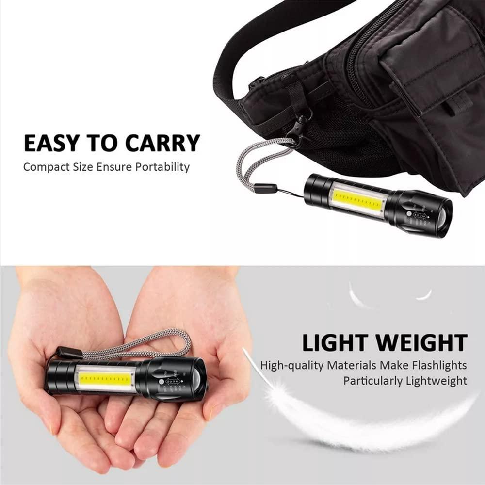 Mini USB Rechargeable LED Flashlight