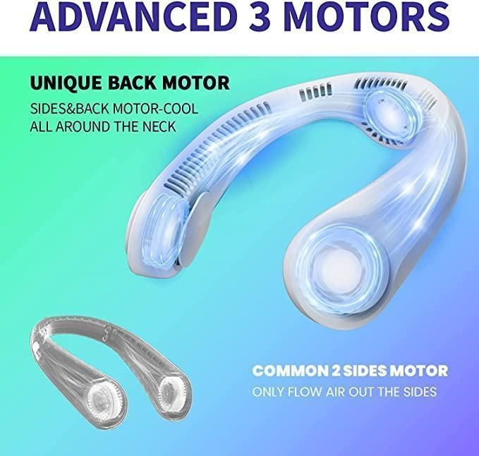 Portable Neck Fan with 5200 Outlets