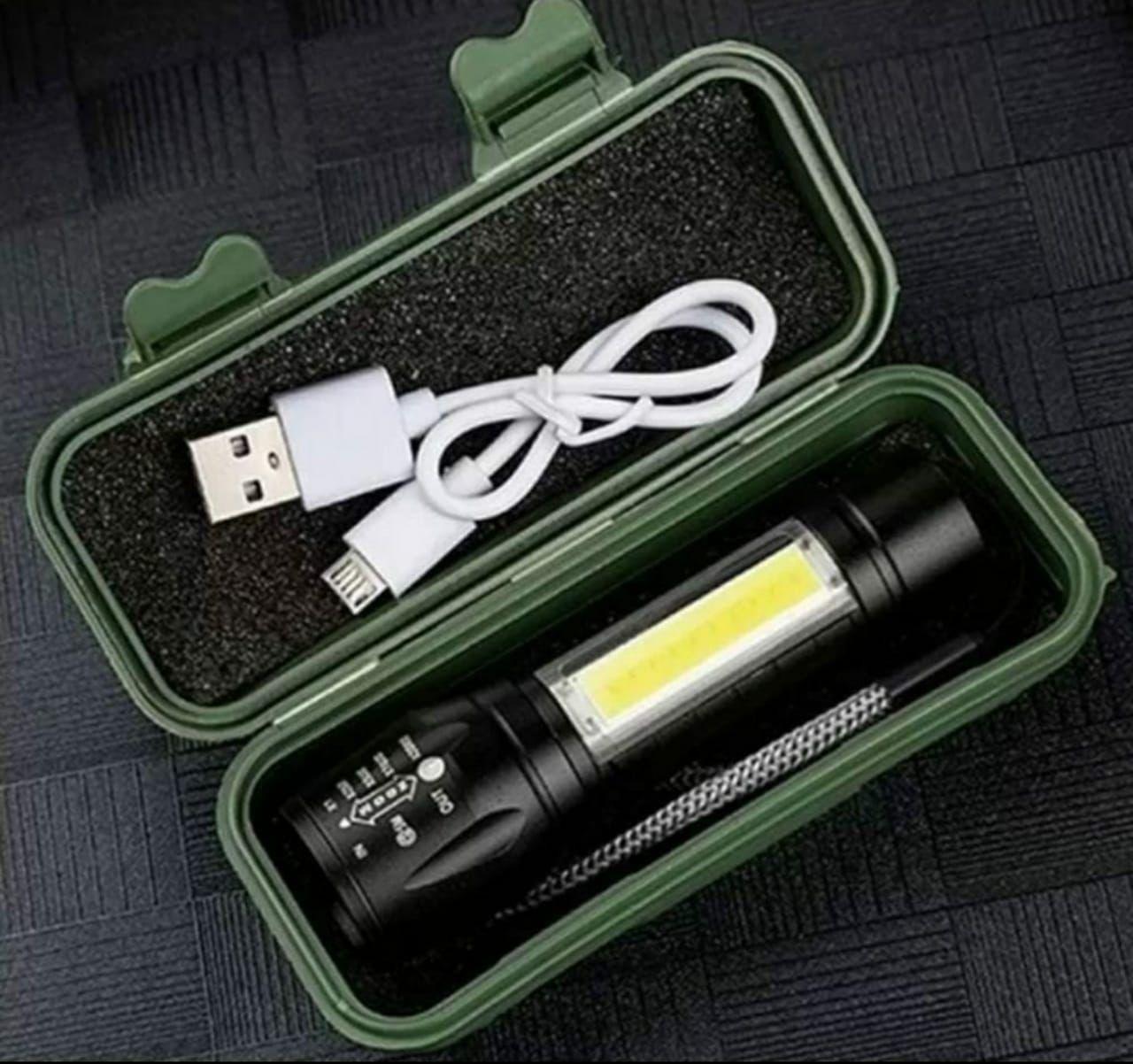 Mini USB Rechargeable LED Flashlight