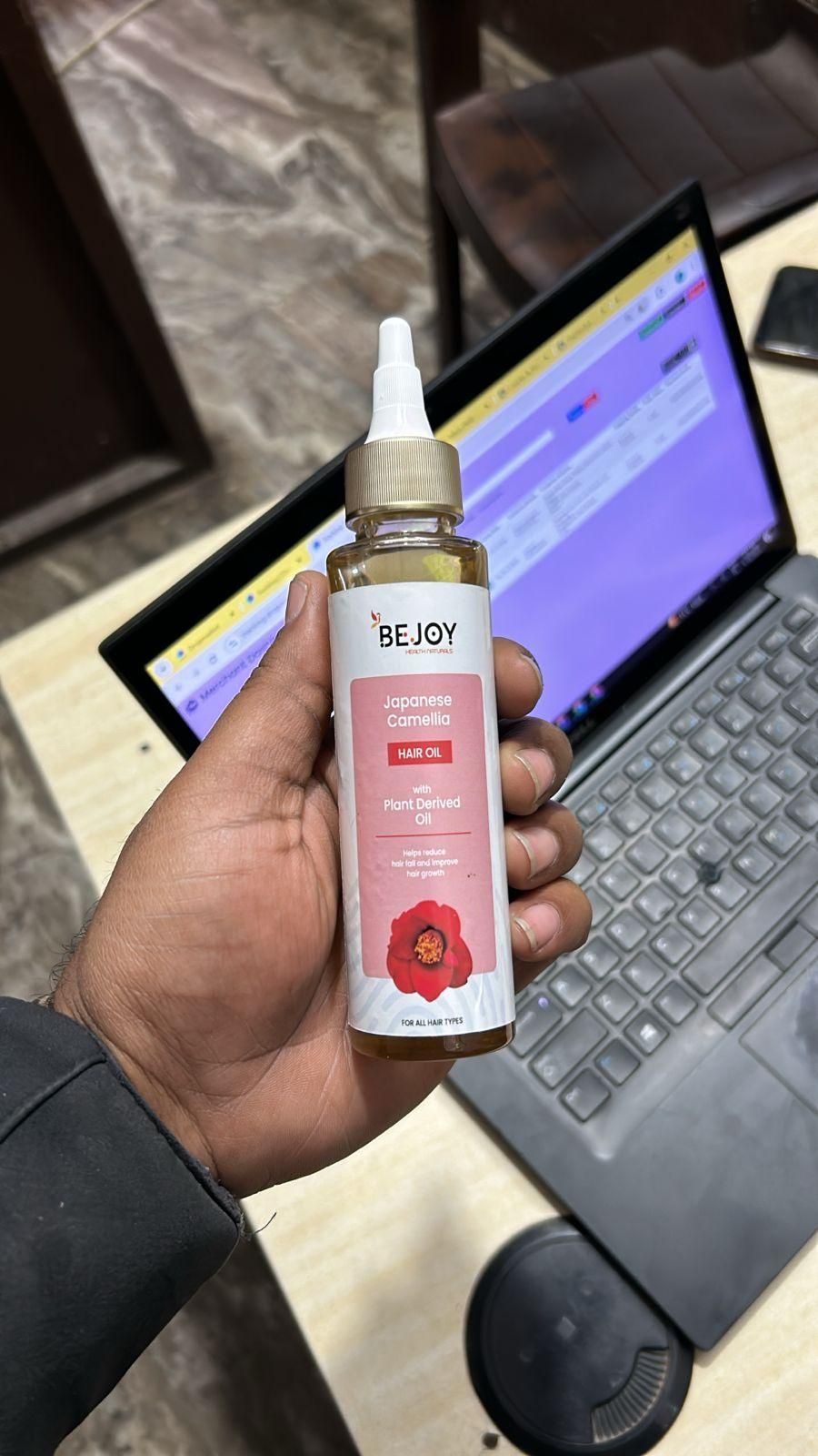 Bejoy Japanese Camellia Hair Oil 120 ml (Pack of 2)