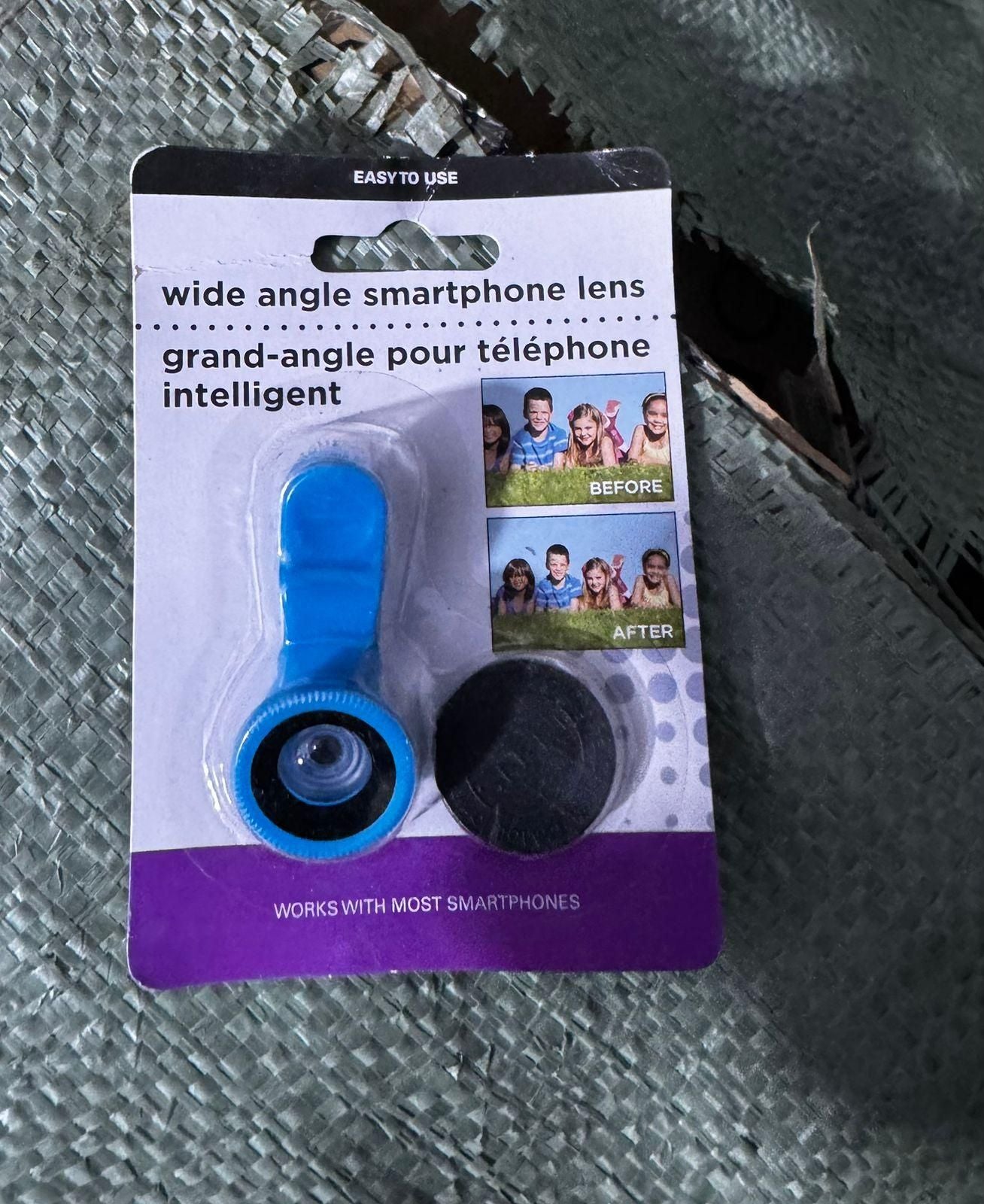 Fish Eye Lens for Smartphone Lenses with Phone Clip