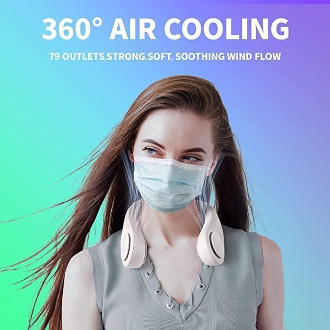 Portable Neck Fan with 5200 Outlets