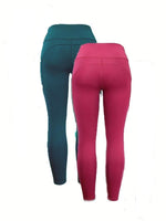 Load image into Gallery viewer, Women&#39;s Solid Lycra Stretch Leggings
