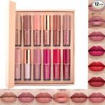 Load image into Gallery viewer, Velvet Matte Liquid Lipstick Set 12Pcs
