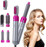 Load image into Gallery viewer, 5 in 1 Multifunctional Hair Dryer Styling Tool, Detachable 5-in-1 Multi-Head Hot Air Comb, The Negative Ion Automatic Suction Hair Curler
