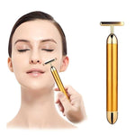 Load image into Gallery viewer, 24K Gold Energy Beauty Bar Electric Facial Massage Roller
