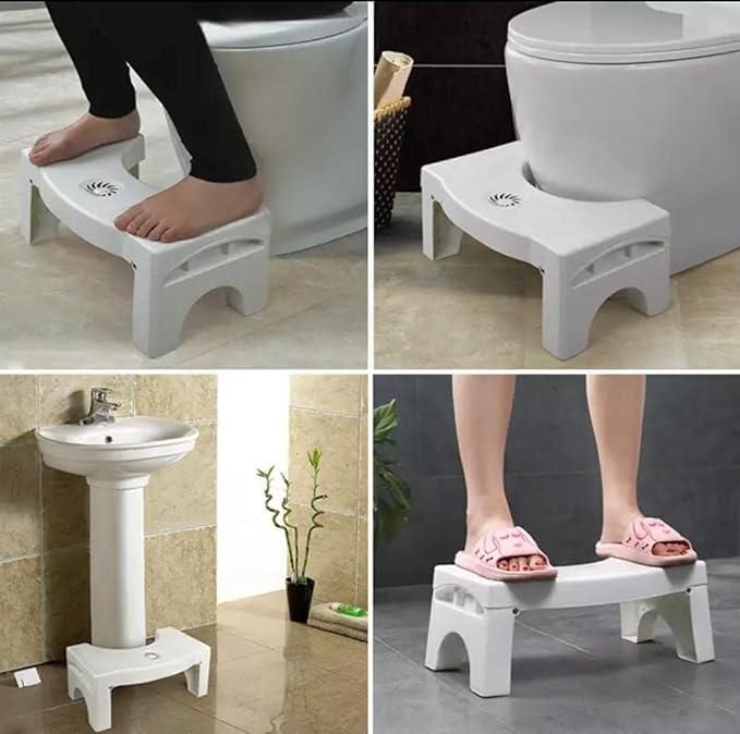 Plastic Foldable Anti-Constipation Potty Training Stool with Air Freshener Slot