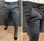 Load image into Gallery viewer, Popcorn Fabric Ankle Length Trouser For Men&#39;s
