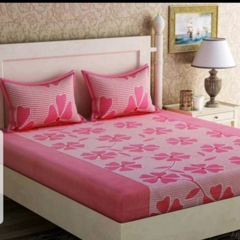 polycotton printed double bedsheets