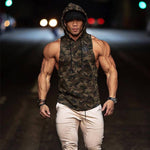 Load image into Gallery viewer, Trendy Polycotton Hoodie Tank Tops for Men
