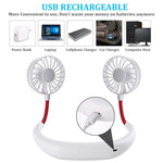 Load image into Gallery viewer, Neck Fan- Rechargeable Portable Neck Fan with 3 Level Fan Speed
