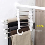 Load image into Gallery viewer, Hanger- 5 Layer Hanger Space Saving Non-Slip Cloth Organizer
