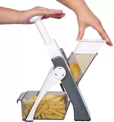 Food Slicer- Slicer for Vegetables, Meal Prep with Thickness, Size Adjustment