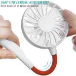 Load image into Gallery viewer, Neck Fan- Rechargeable Portable Neck Fan with 3 Level Fan Speed
