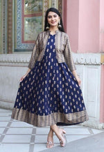 Load image into Gallery viewer, Special Printed Rayon Ankle Length Kurtis With Jacket.
