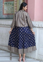 Load image into Gallery viewer, Special Printed Rayon Ankle Length Kurtis With Jacket.
