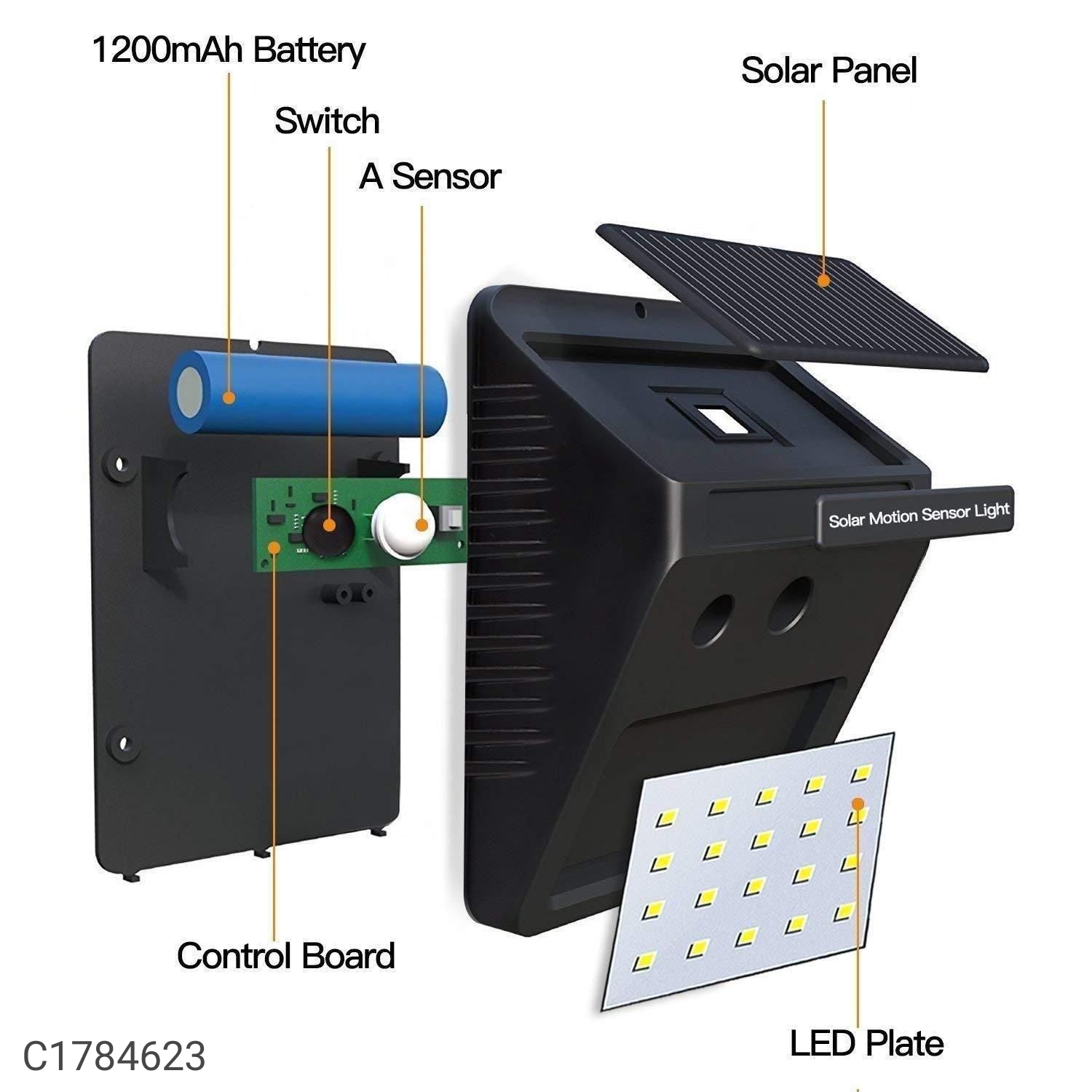 Bright Outdoor Security Lights with Motion Sensor