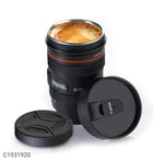 Load image into Gallery viewer, Camera Lens Shaped Coffee Mug with 2 Lids
