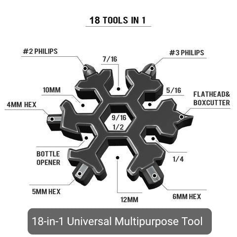 ASEEM 18-in-1 Snowflake Multi-Tool