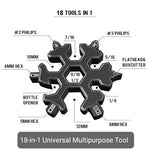 Load image into Gallery viewer, ASEEM 18-in-1 Snowflake Multi-Tool
