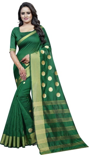 Embroidered Cotton Silk Designer Sarees