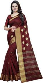 Load image into Gallery viewer, Embroidered Cotton Silk Designer Sarees
