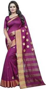 Embroidered Cotton Silk Designer Sarees