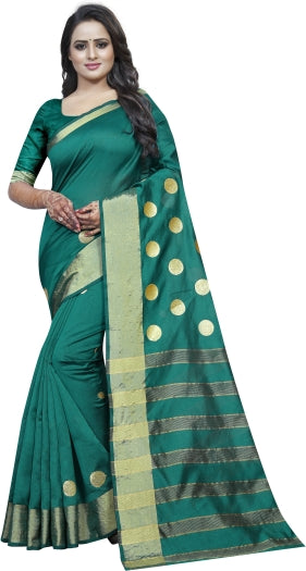 Embroidered Cotton Silk Designer Sarees