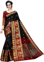 Load image into Gallery viewer, Printed Kanjivaram Silk Blend, Cotton Blend Saree
