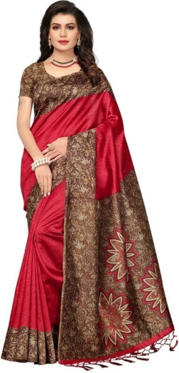 Daily Use Bagru Print Kota Doria Saree with Blouse