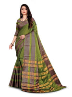 Load image into Gallery viewer, Striped Fashion Cotton Silk Saree
