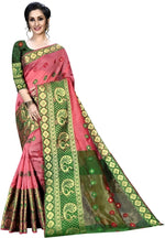 Load image into Gallery viewer, Printed Kanjivaram Silk Blend, Cotton Blend Saree
