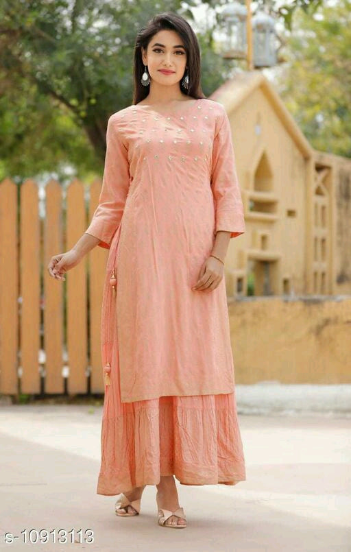 Rayon Double Layer Kurta.