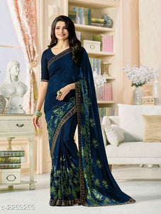 Jivika Pretty Chiffon Printed Sarees.