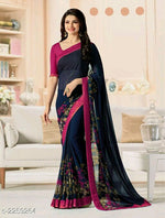 Load image into Gallery viewer, Jivika Pretty Chiffon Printed Sarees.
