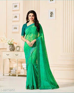 Load image into Gallery viewer, Jivika Pretty Chiffon Printed Sarees.
