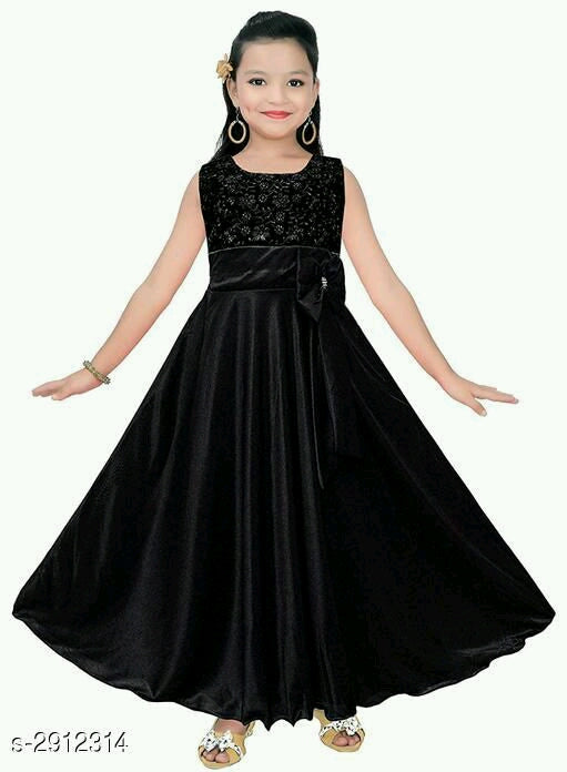 Adorable Kid's Girl's Lycra Gown's.