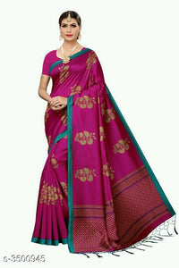 Attractive Art Silk Sarees.