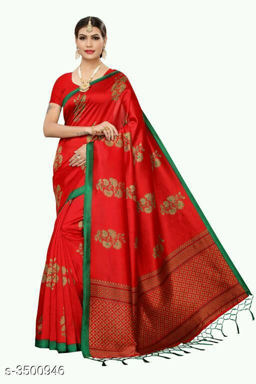 Attractive Art Silk Sarees.