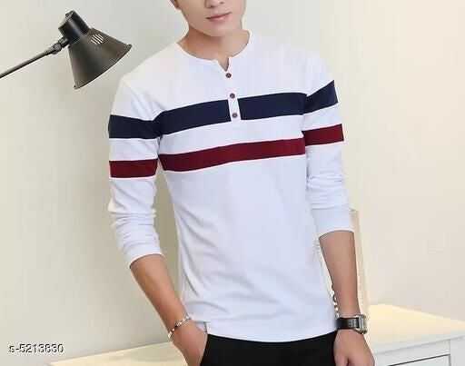 Trendy Retro Cotton Men T-shirts