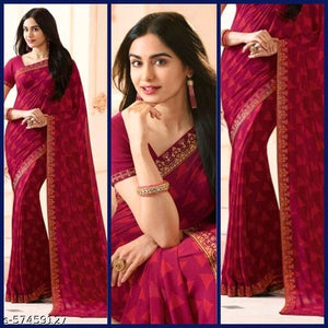 Superior fancy georgette saree