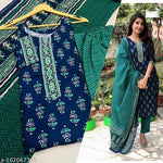 Load image into Gallery viewer, Stunning Kurta Dupatta And Bottom Set
