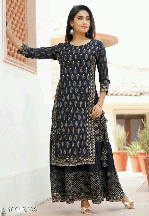 Rayon Double Layer Kurta.