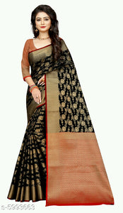 Trendy Women's Silk Sarees.