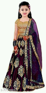 Load image into Gallery viewer, Modern Comfy Kids Girls Lehenga Cholis.
