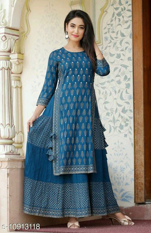 Rayon Double Layer Kurta.