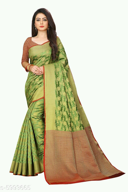 Trendy Women's Silk Sarees.