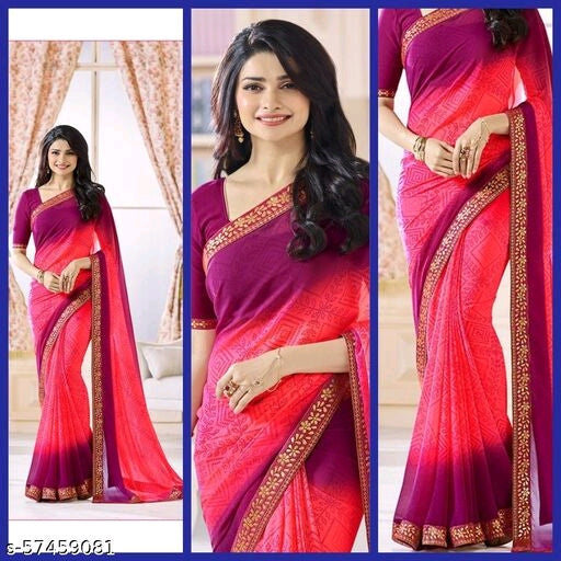 Superior fancy georgette saree