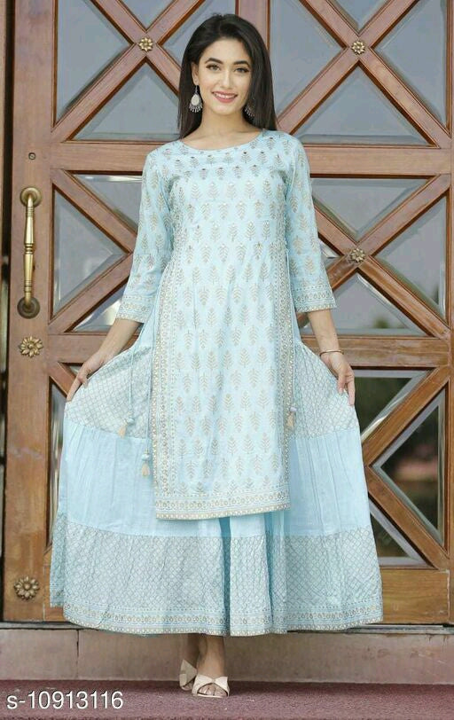 Rayon Double Layer Kurta.