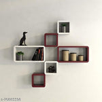 Load image into Gallery viewer, Cube Shape Floating Wall Mounted Shelf Rack
